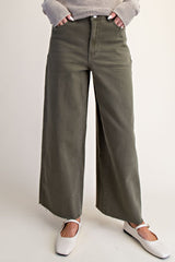 Soft Stretch Twill High Rise Pants