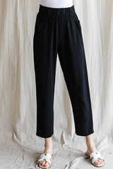 Skinny linen pants