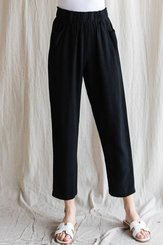 Skinny linen pants