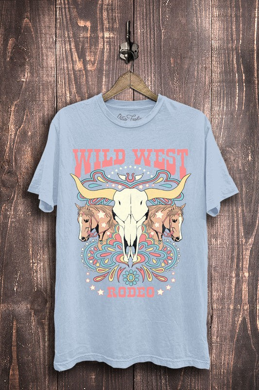 Blue Wild West Tee