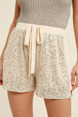 Sequin shorts