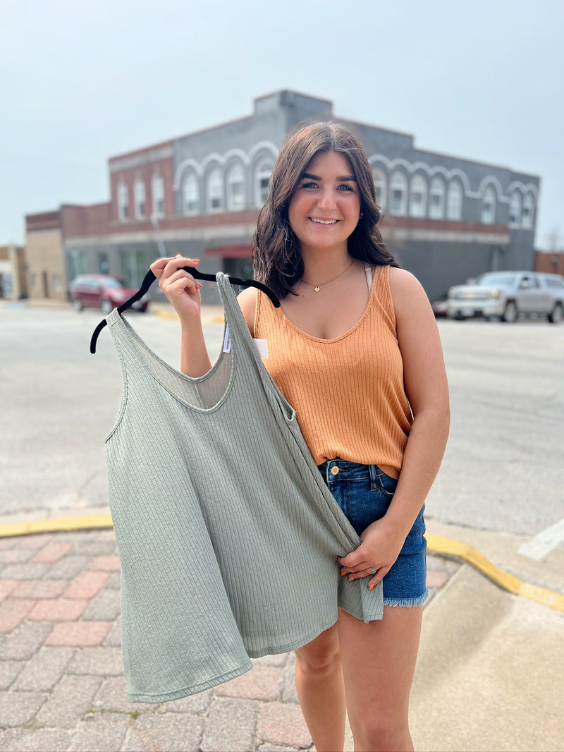 V-Neck Soft Sleeveless Top