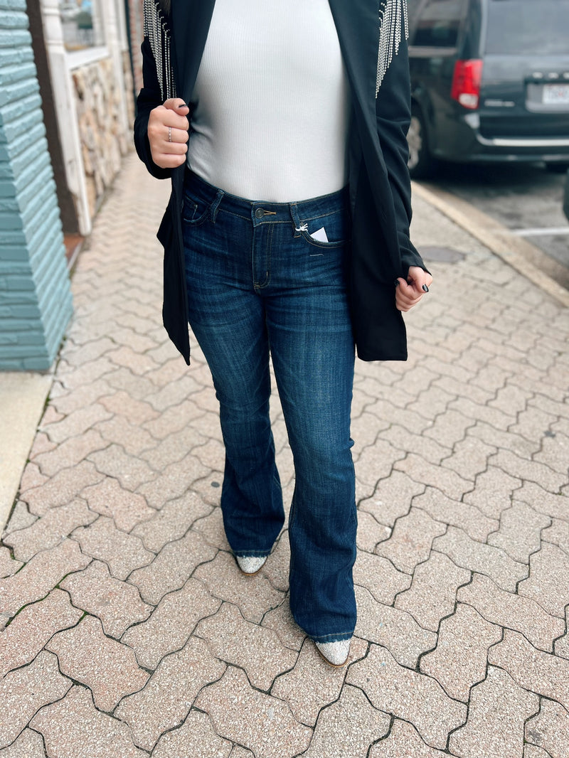 Jasa Petite mid rise flares