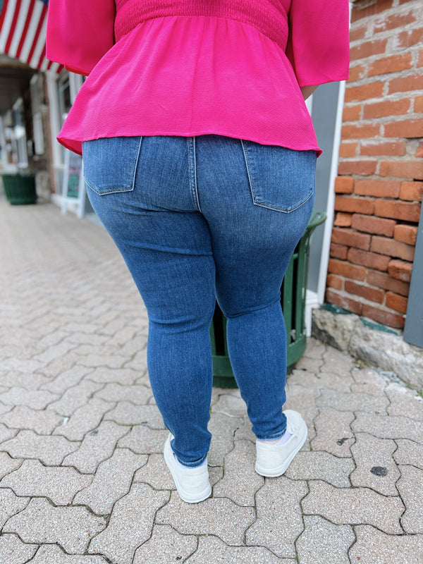 Curvy Athena Non Distressed Jeans