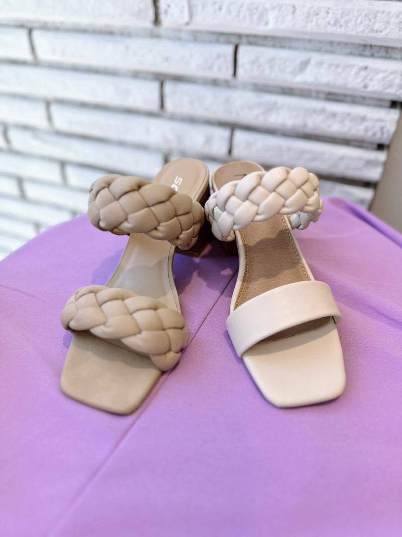 Kait's ivory braided sandals