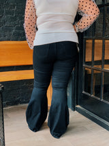 Camri's curvy flare denim jeans