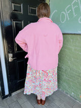 Curvy Bubblegum Pink Jacket