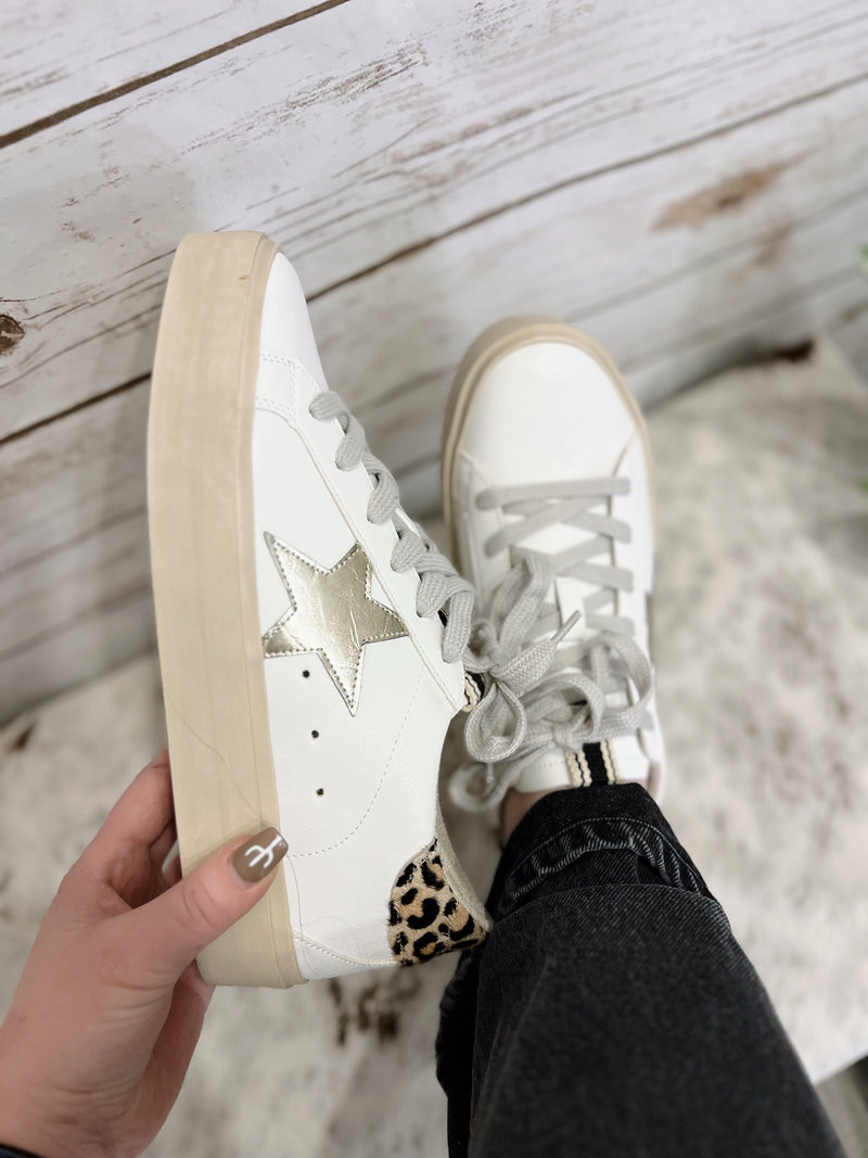Grande's Leopard Sneakers