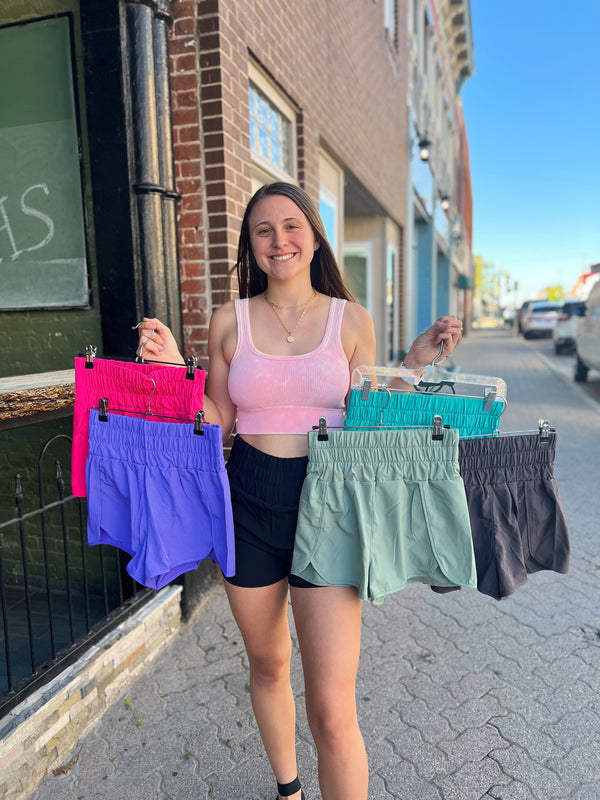 High Waist Athletic Shorts