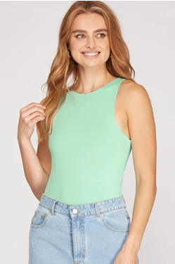 Ultimate Soft Halter Bodysuit