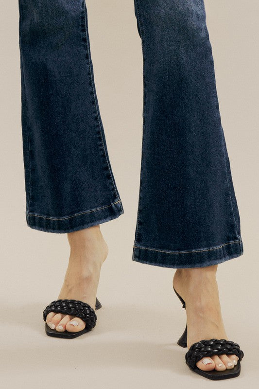 Neeson's petite flare jeans